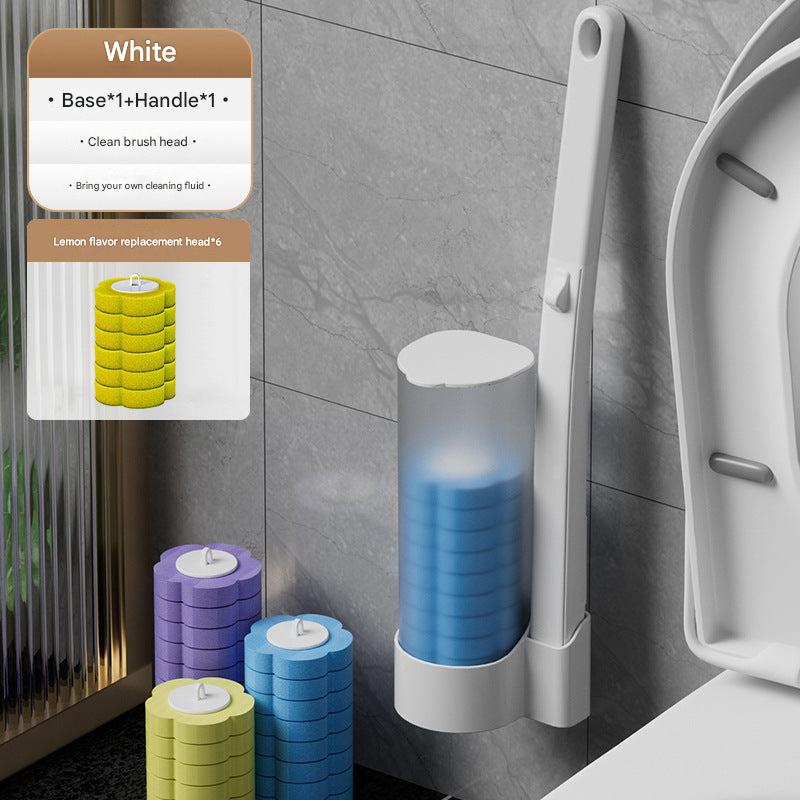 Easy-grip disposable toilet brush