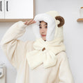 New thickened double-layer without mask   Beige