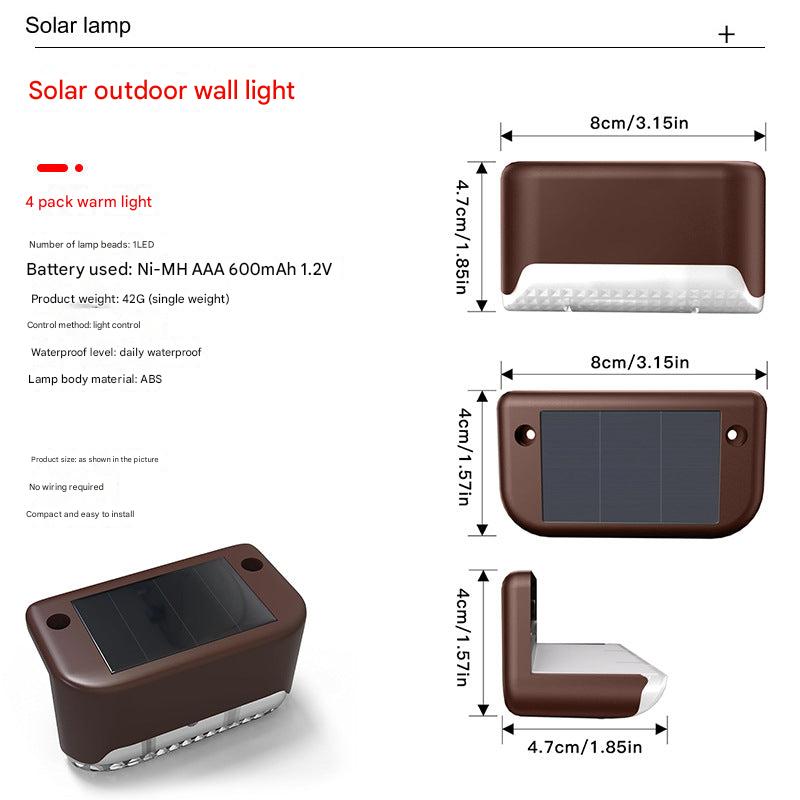 Easy install solar outdoor lights