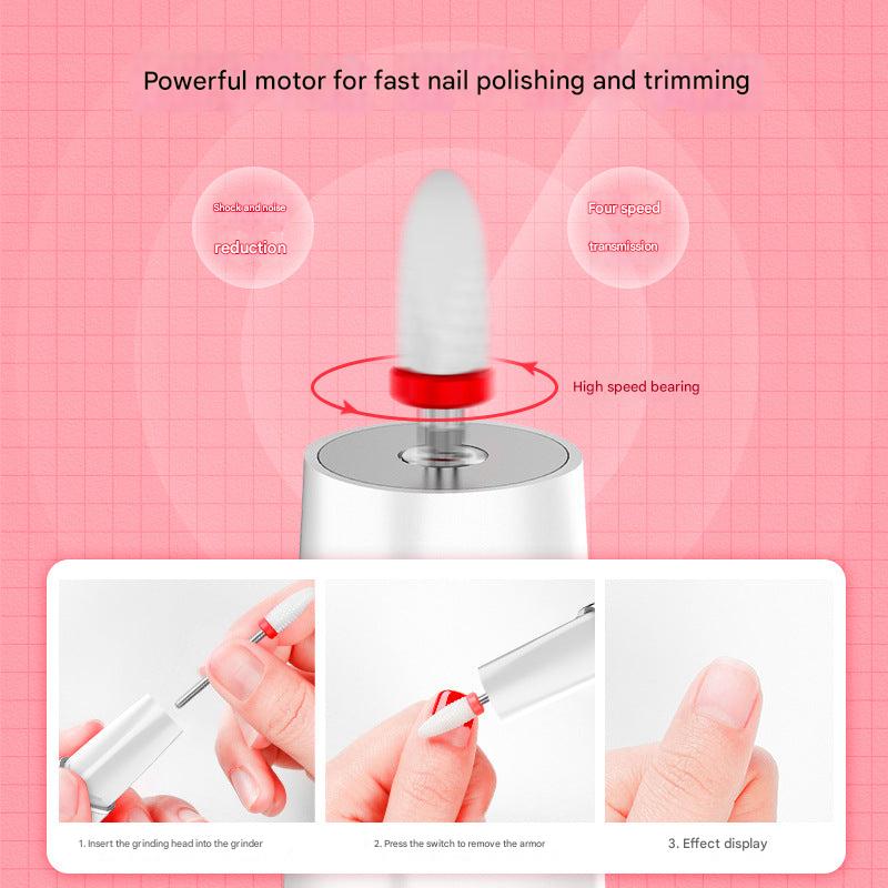 Nail grinder with multiple heads