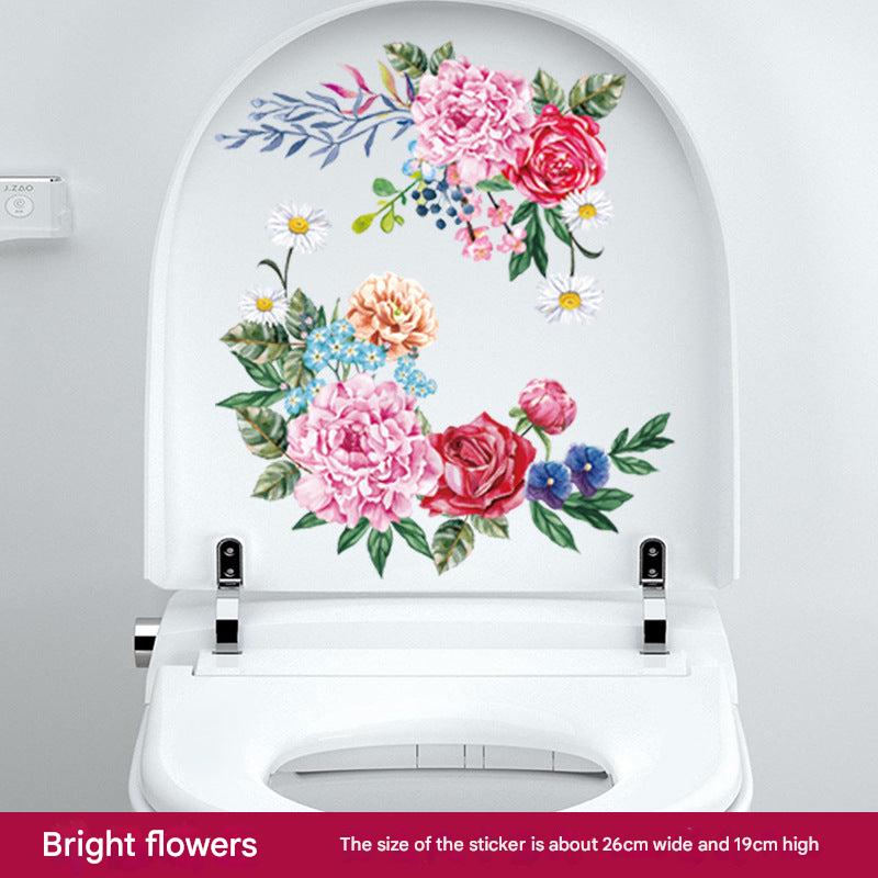 Stylish toilet stickers for home