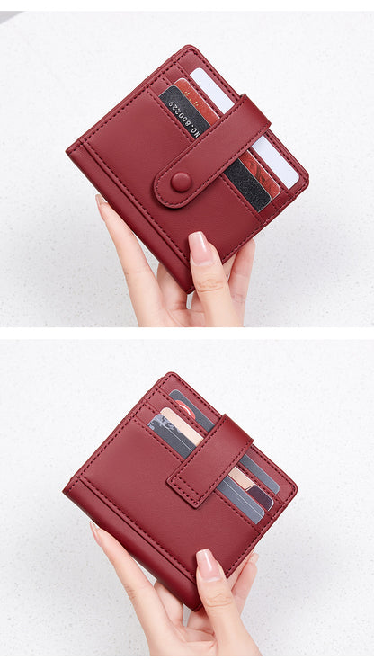 water-resistant wallet in black