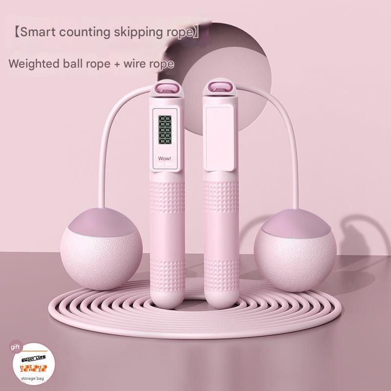 Smart Weighted Jump Rope Front View