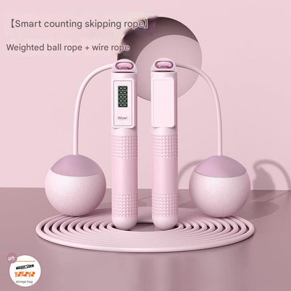 Smart Weighted Jump Rope Front View