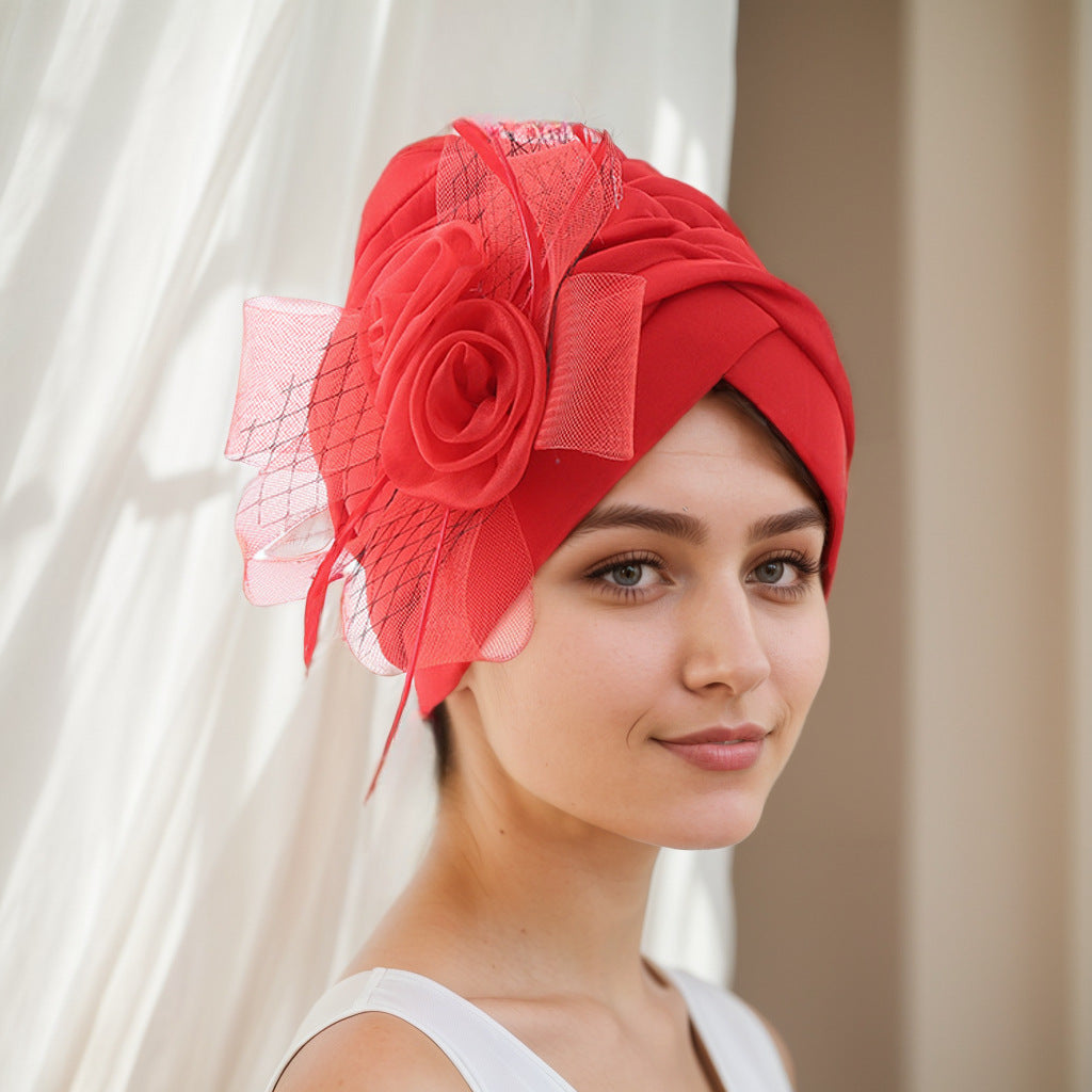 Muslim cap with intricate design