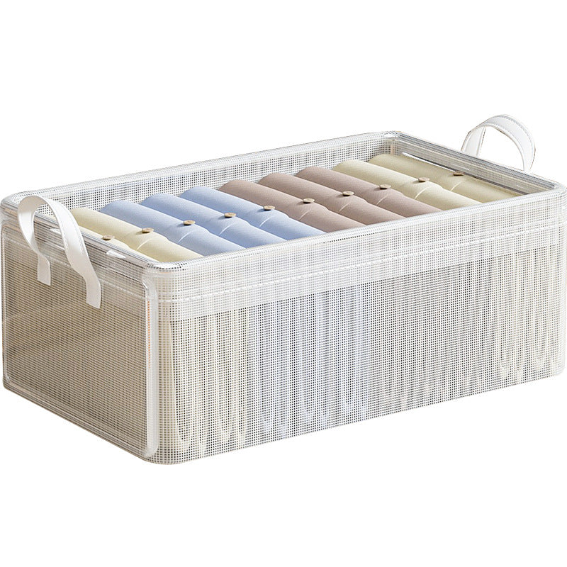 Folding storage box for clothes image 2