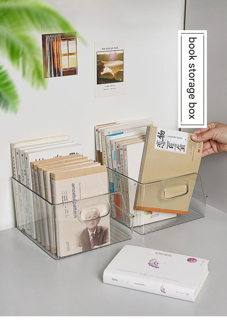 Stackable clear storage bins