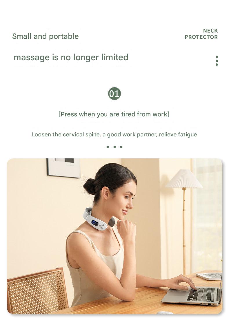 Neck Massager in Use