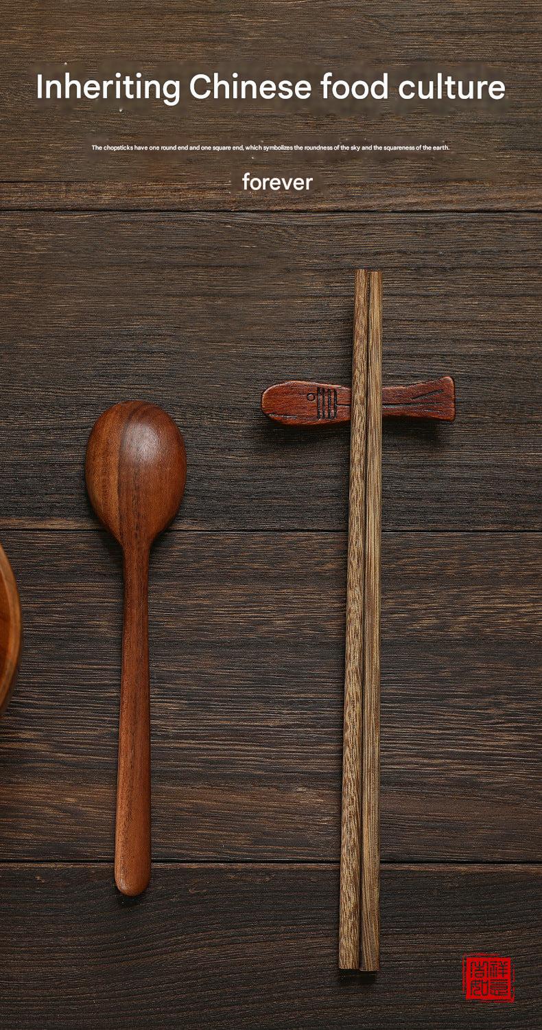 Unpainted wooden kitchen utensil image 2