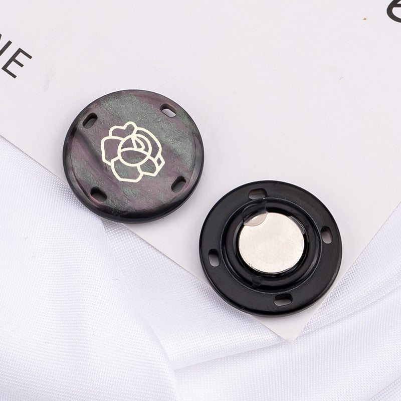 Strong magnetic button for accessories