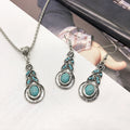 E2+X2 Wrapped Water Drop (Earring Necklace Set)