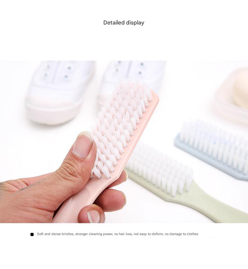 Pink long handle cleaning brush