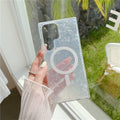 Magnetic Type - Glitter White Shell