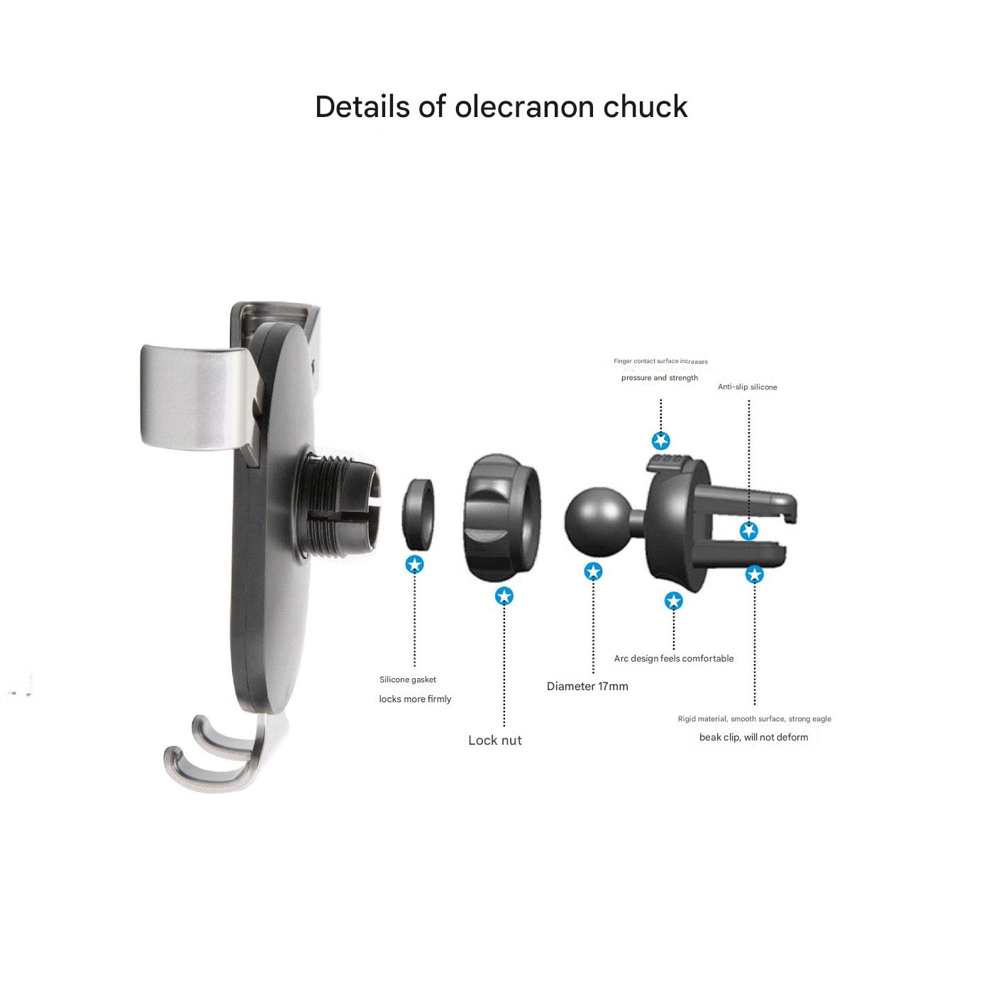 User interacting with smartphone in car mount