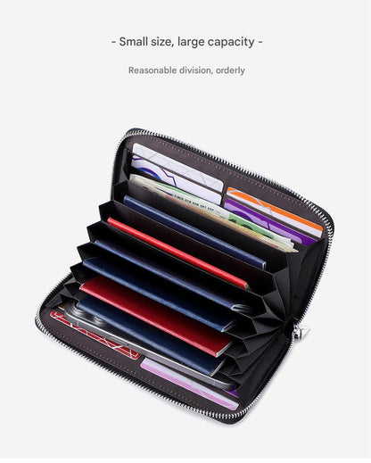 Premium RFID Leather Passport Holder Image 1