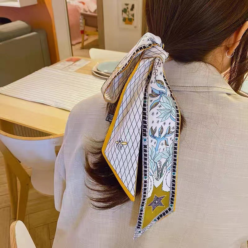 Silk scarf draped elegantly on a surface - Image 10
