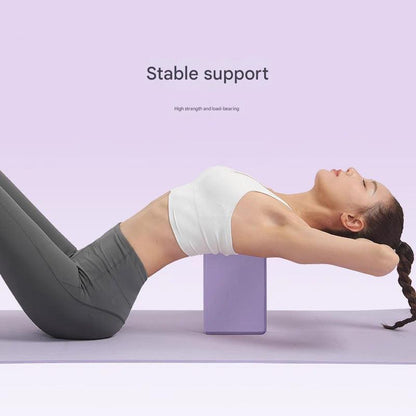 Mint Green yoga brick for stability