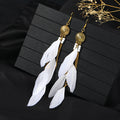 18 - Vintage Long Feather (White)