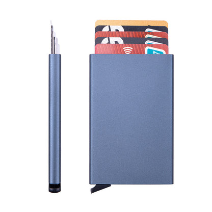 RFID card holder in blue color