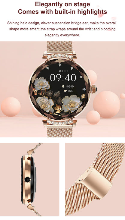 AMOLED screen smart band for health monitoring