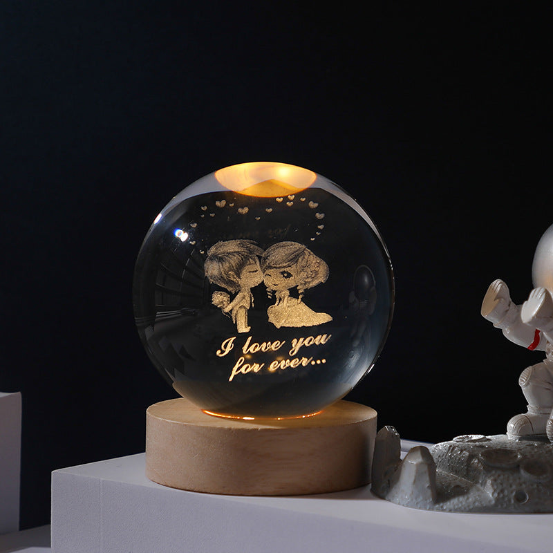 Crystal Ball Night Light Product Image 3
