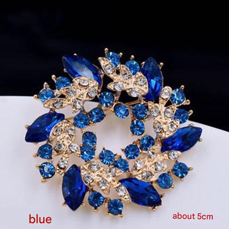 stylish flower brooch accessory