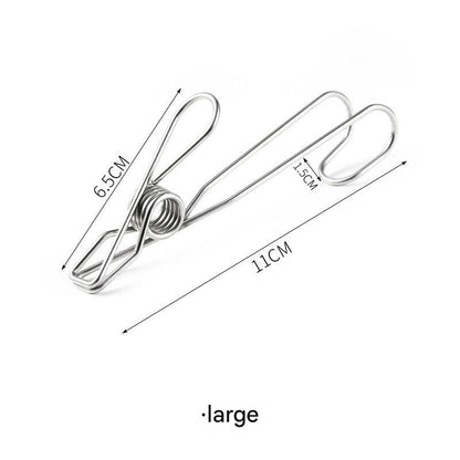durable stainless steel clip for laundry image