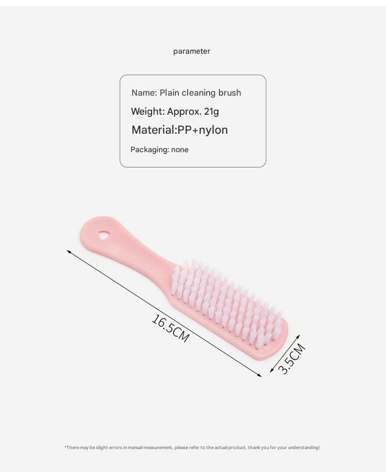 Pink long handle cleaning brush