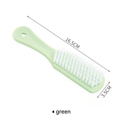 Pink long handle cleaning brush