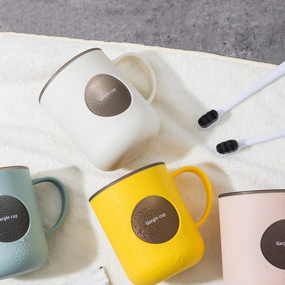 Chic vibrant cup for toothpaste and toothbrush storage
