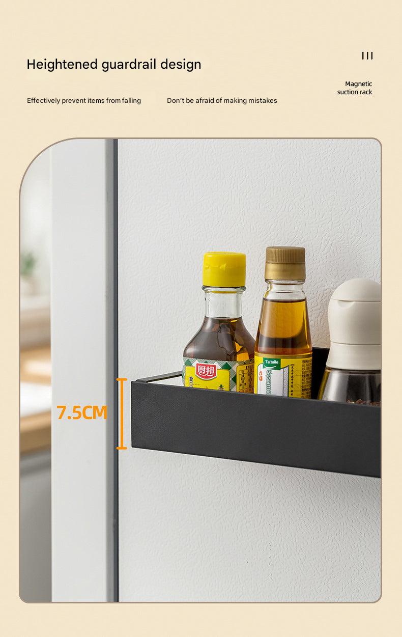 Magnetic rack holding utensils