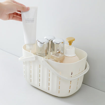 plastic storage basket with quick drainage