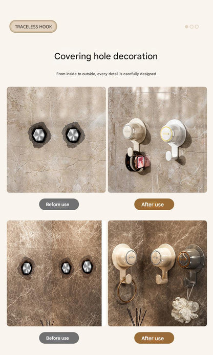 Functional wall hole cover hook product image 10