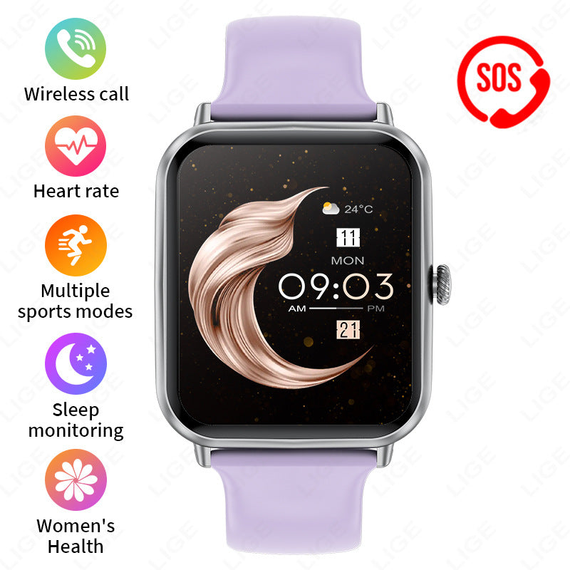 Smartwatch with notification and step counter function