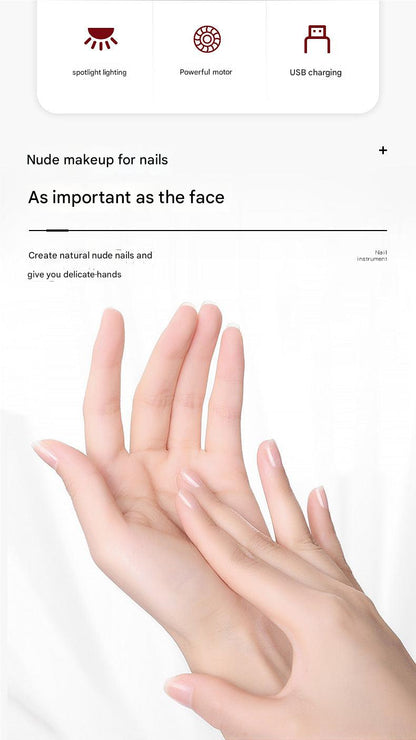 Electric nail file for pedicure