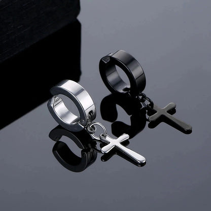 Stylish stainless steel magnetic ear cuffs image 1