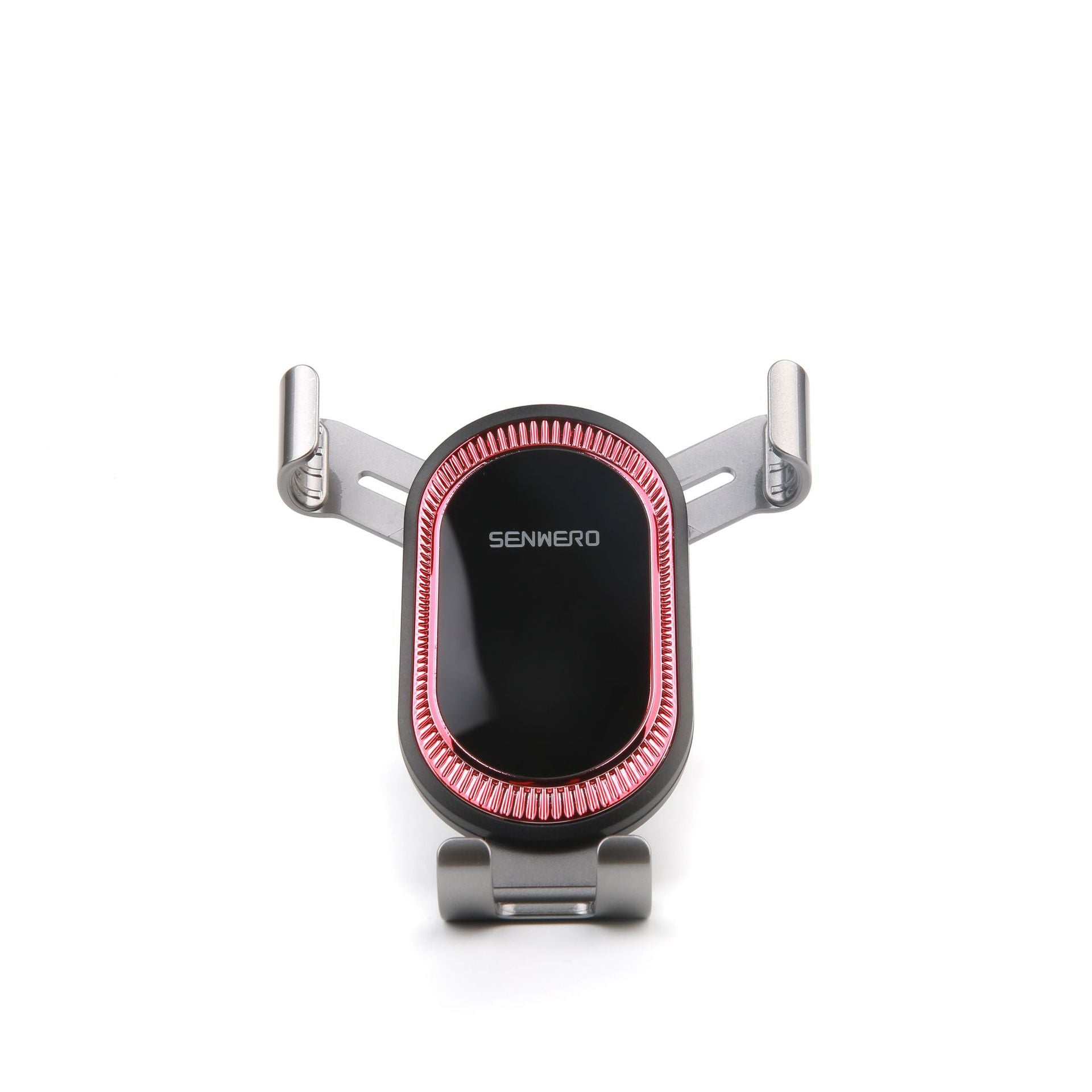Universal car phone mount installed in car air vent