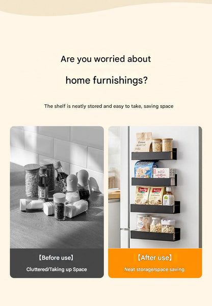 Image of magnetic kitchen organizer rack
