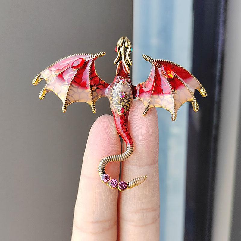 fashionable rhinestone brooch for casual wear