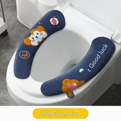 Non-woven fabric toilet seat cushion for hygiene