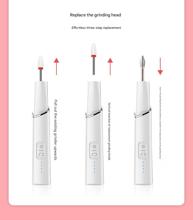 Electric nail file for pedicure