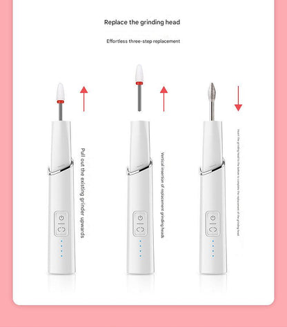 Electric nail file for pedicure