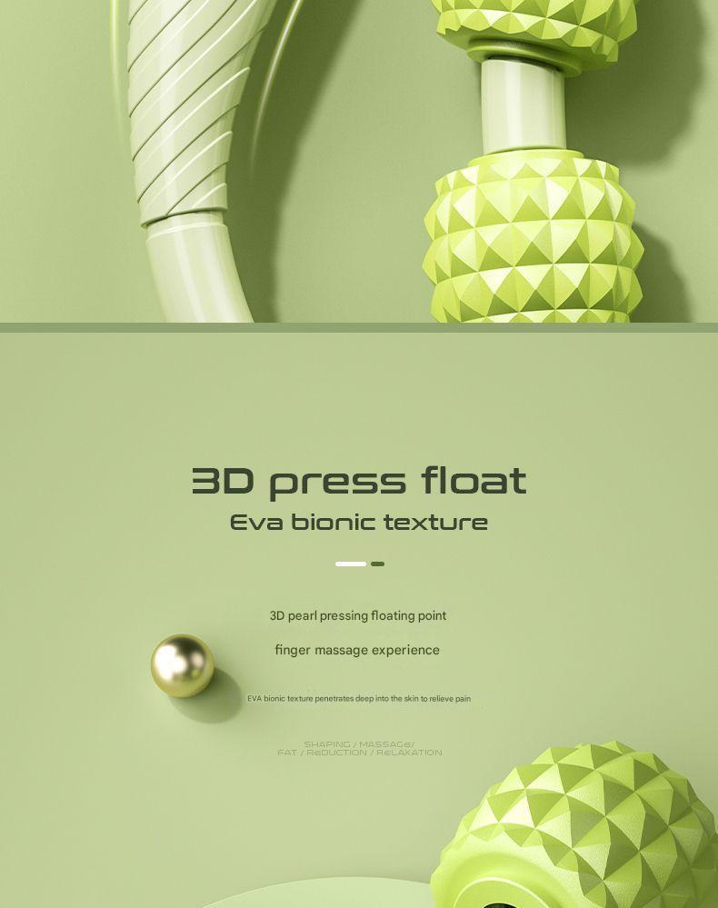Leg massager illustrating exercise