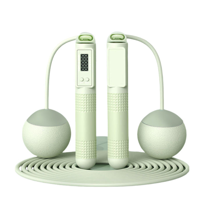 Smart Weighted Jump Rope Close-Up