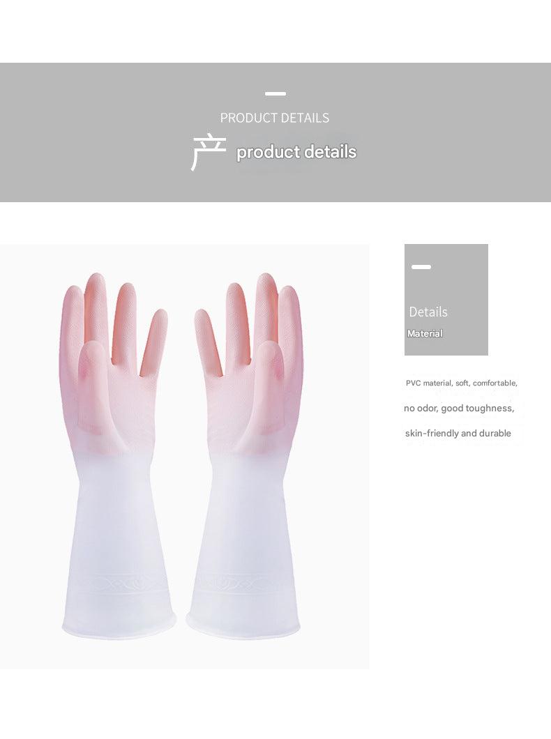 Comfortable waterproof cleaning gloves