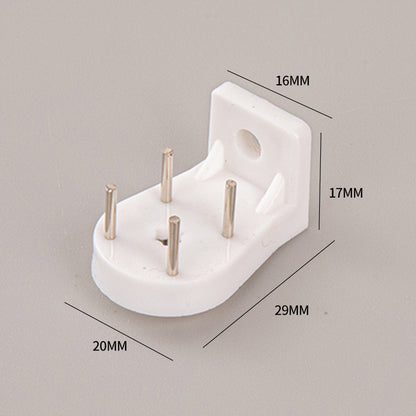 Durable plastic hooks for picture frames