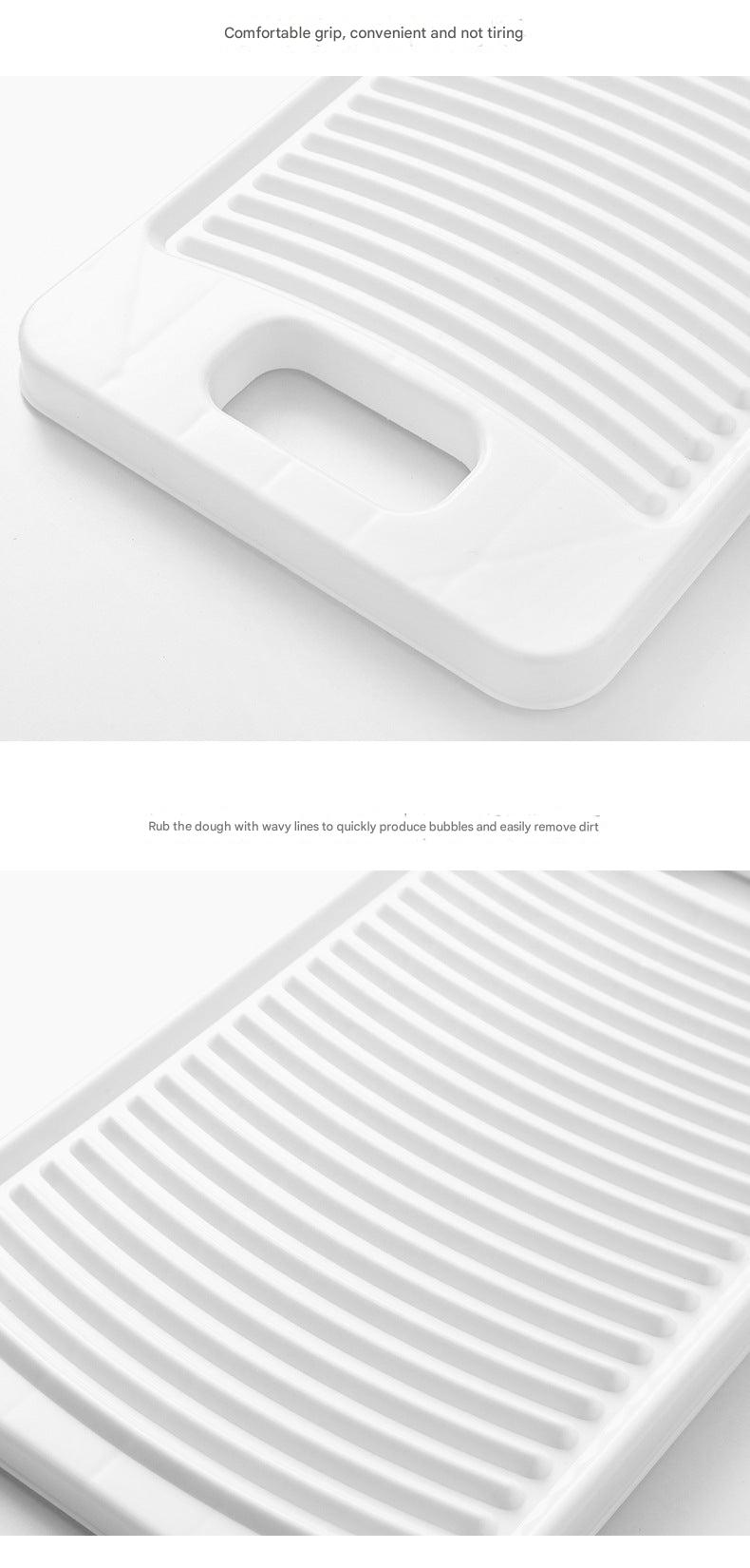 Multi-functional plastic laundry board