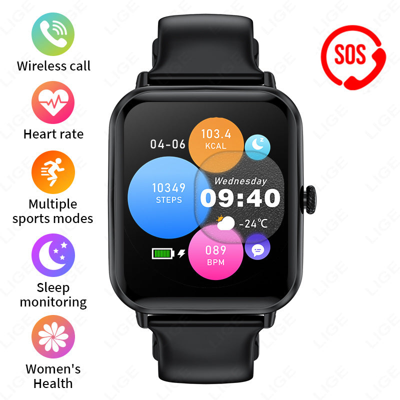 Waterproof smartwatch for fitness tracking