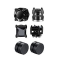 3 Pairs Set Black 8mm