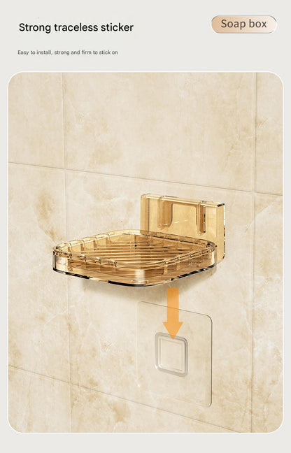 Luxury green wall-mounted soap holder image 5